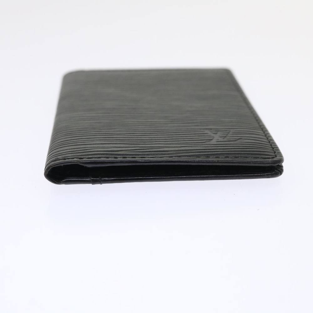 LOUIS VUITTON Epi Organizer De Poche Card Case Black M63582 LV Auth 48066 - Picture 6 of 16